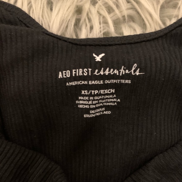 AEO lace up bodysuit in black Size XS - Picture 3 of 4